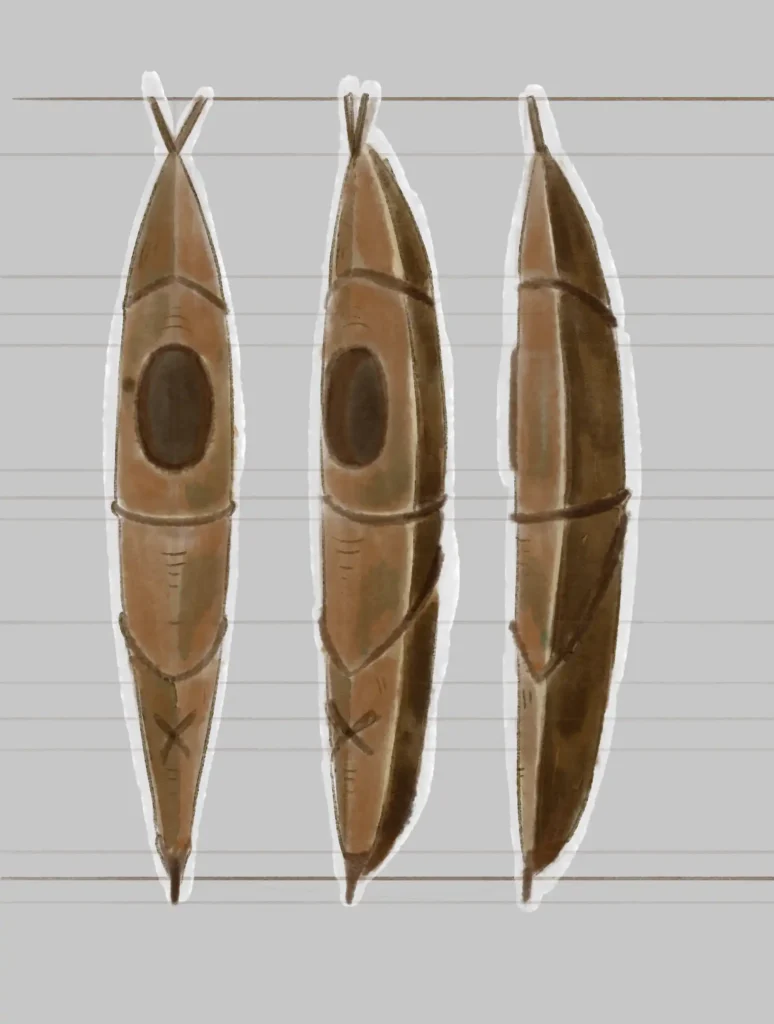 CARIBOUS-TEST_props_pirogue_Juliette
